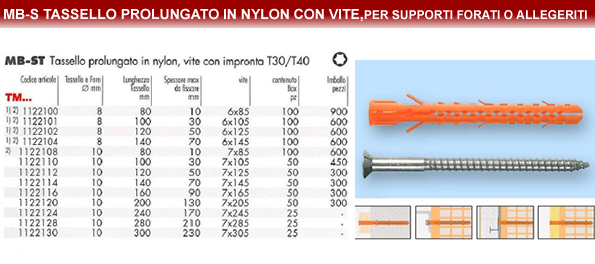 Viti E Spine Nylon Matura M8x120mm Per Fissaggio Telaio - Bolt World